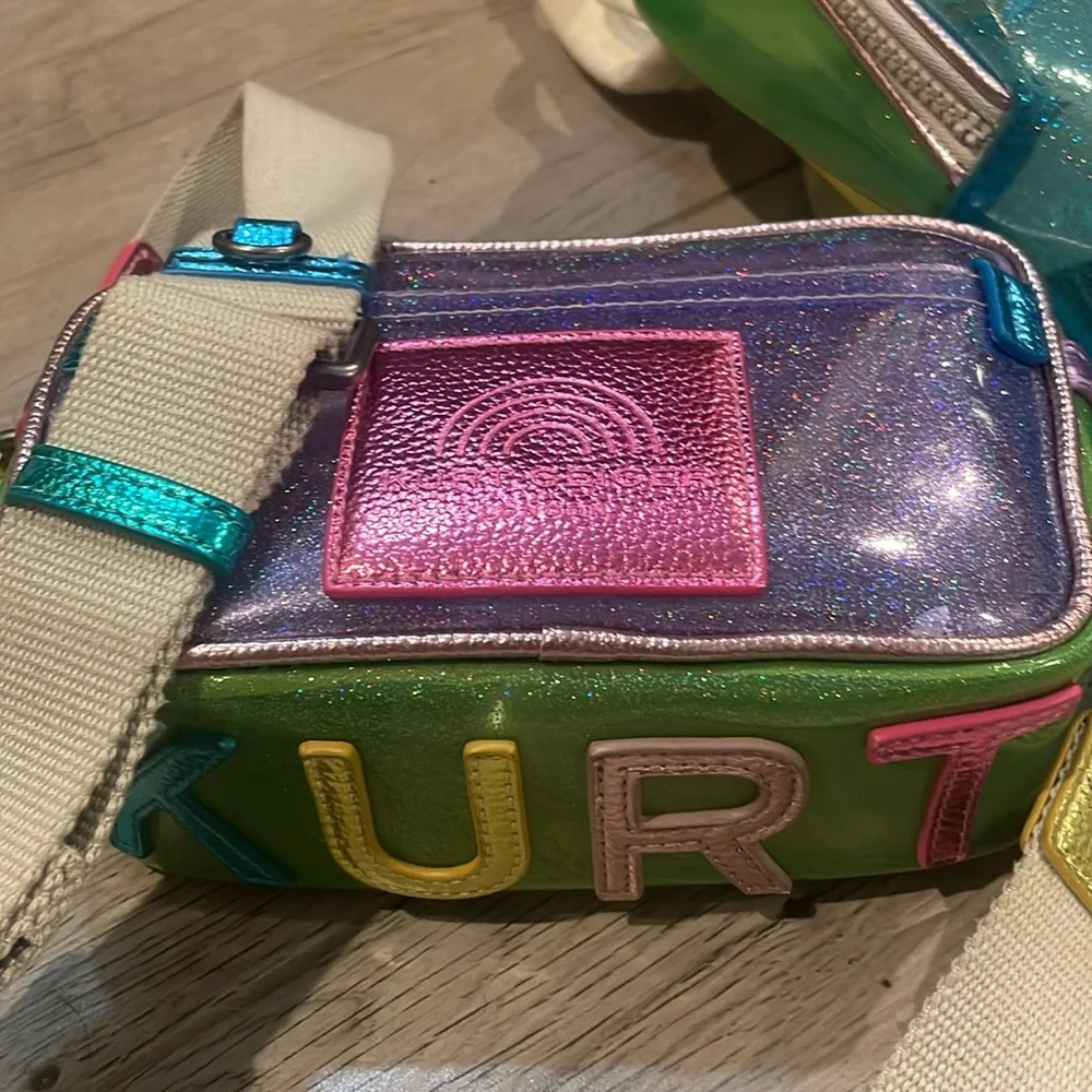 2 set KURT GEIGER Transparent Backpack and Crossbody.. barely used, like new - Picture 12 of 12